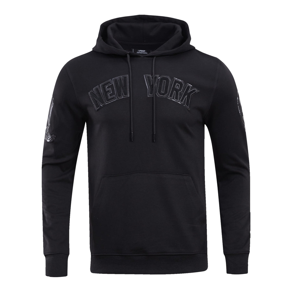 MLB NEW YORK YANKEES TRIPLE BLACK CHANDAIL À CAPUCHON LOGO POUR HOMME (NOIR)
