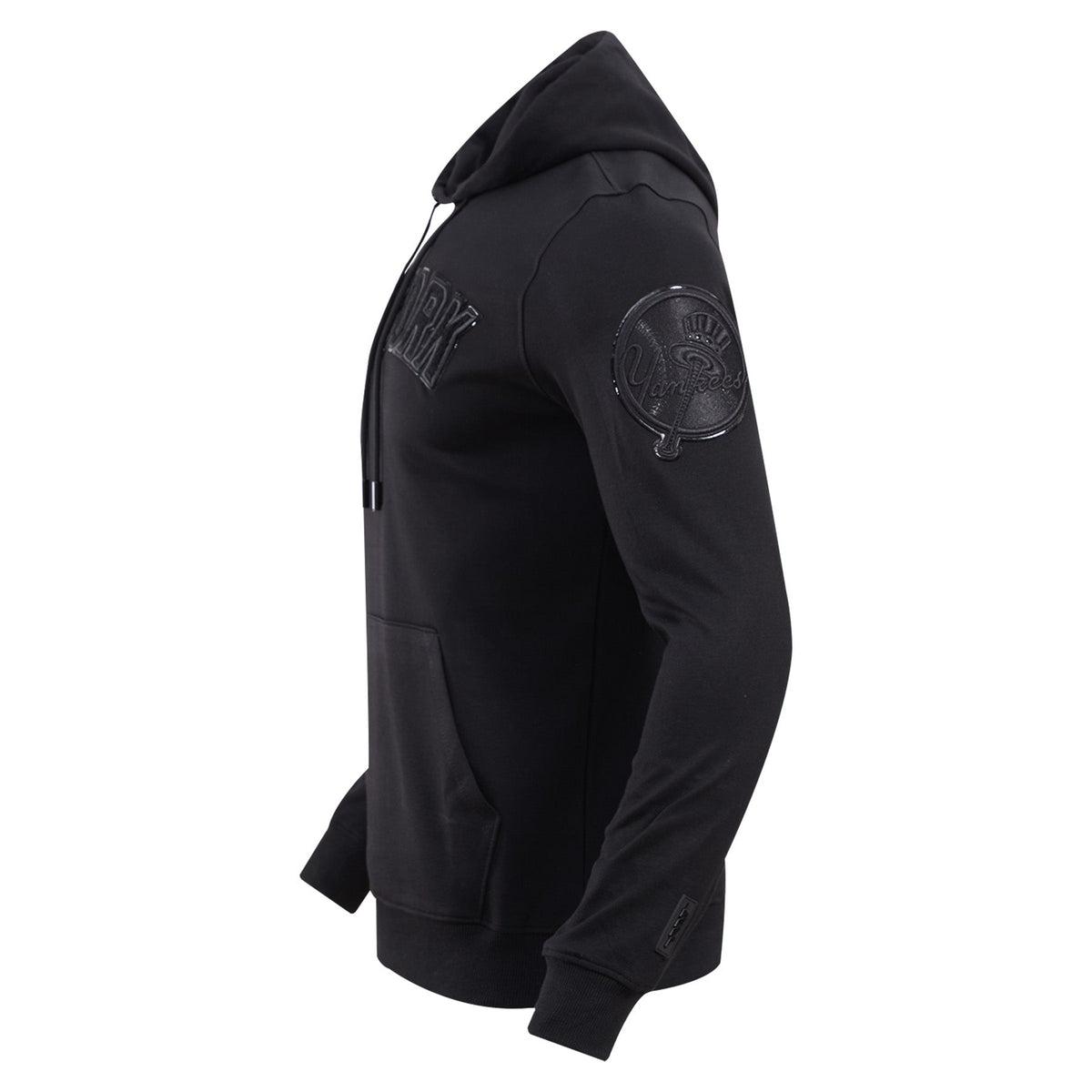 MLB NEW YORK YANKEES TRIPLE BLACK CHANDAIL À CAPUCHON LOGO POUR HOMME (NOIR)