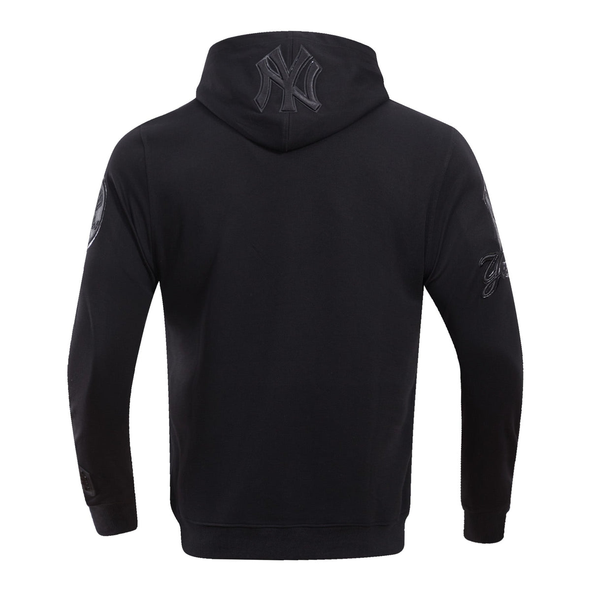 MLB NEW YORK YANKEES TRIPLE BLACK CHANDAIL À CAPUCHON LOGO POUR HOMME (NOIR)