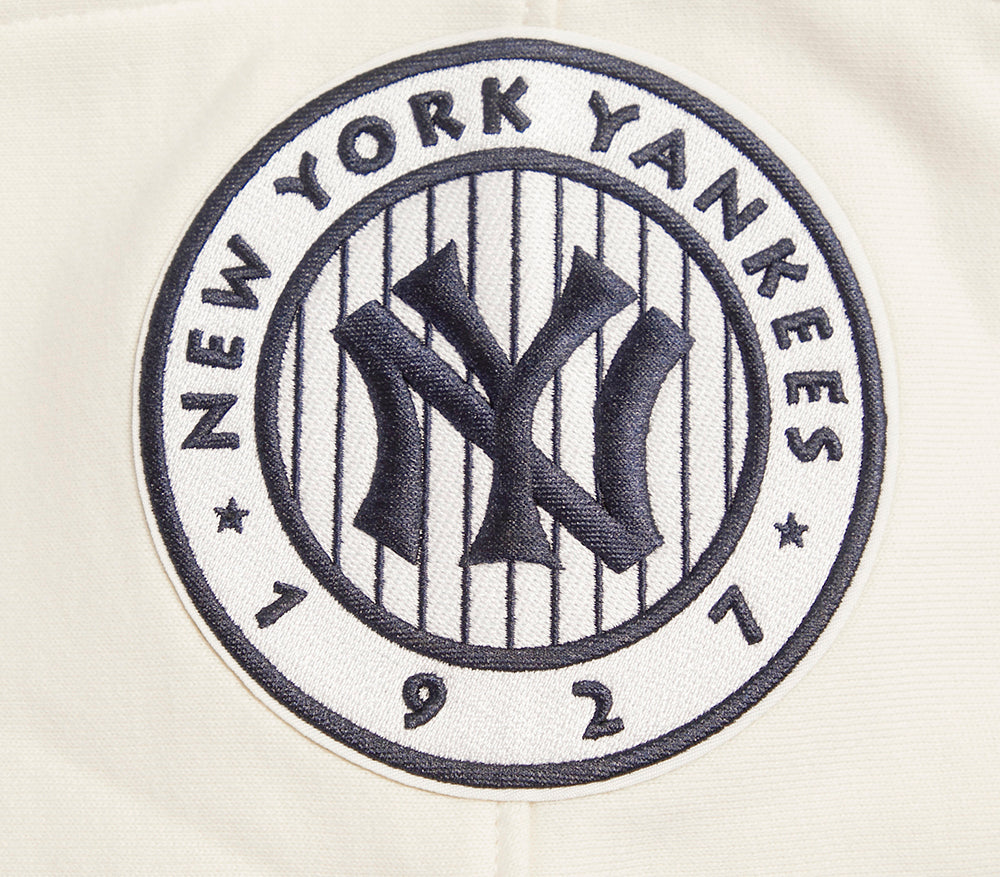 MLB NEW YORK YANKEES RETRO CLASSIC MEN'S PULLOVER HOODIE (EGGSHELL/ MIDNIGHT NAVY)