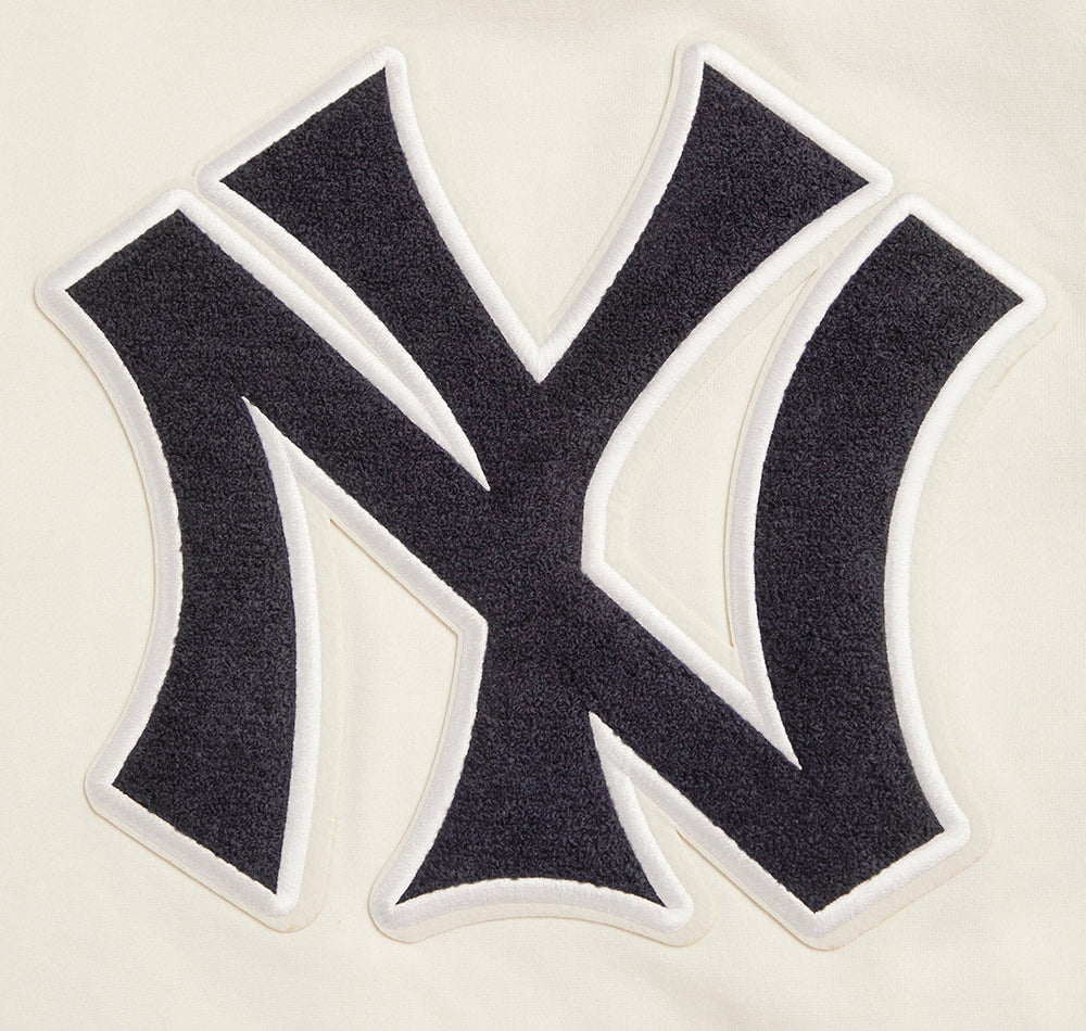 MLB NEW YORK YANKEES RETRO CLASSIC MEN'S PULLOVER HOODIE (EGGSHELL/ MIDNIGHT NAVY)