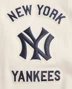 MLB NEW YORK YANKEES RETRO CLASSIC MEN'S PULLOVER HOODIE (EGGSHELL/ MIDNIGHT NAVY)