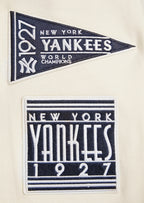 MLB NEW YORK YANKEES RETRO CLASSIC MEN'S PULLOVER HOODIE (EGGSHELL/ MIDNIGHT NAVY)