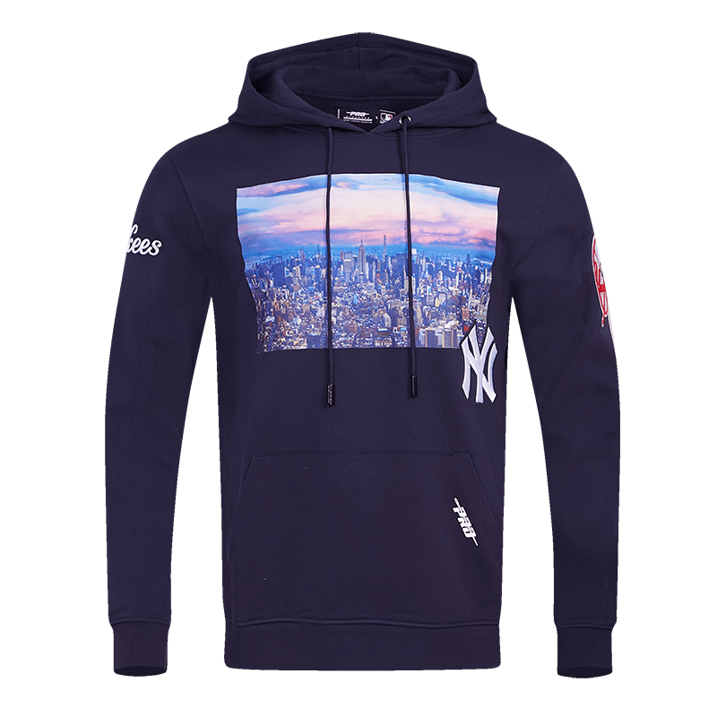 MLB NEW YORK YANKEES CITY SCAPE CHANDAIL À CAPUCHON POUR HOMME (MARINE MINUIT)