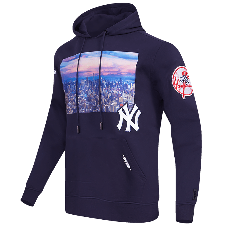MLB NEW YORK YANKEES CITY SCAPE CHANDAIL À CAPUCHON POUR HOMME (MARINE MINUIT)