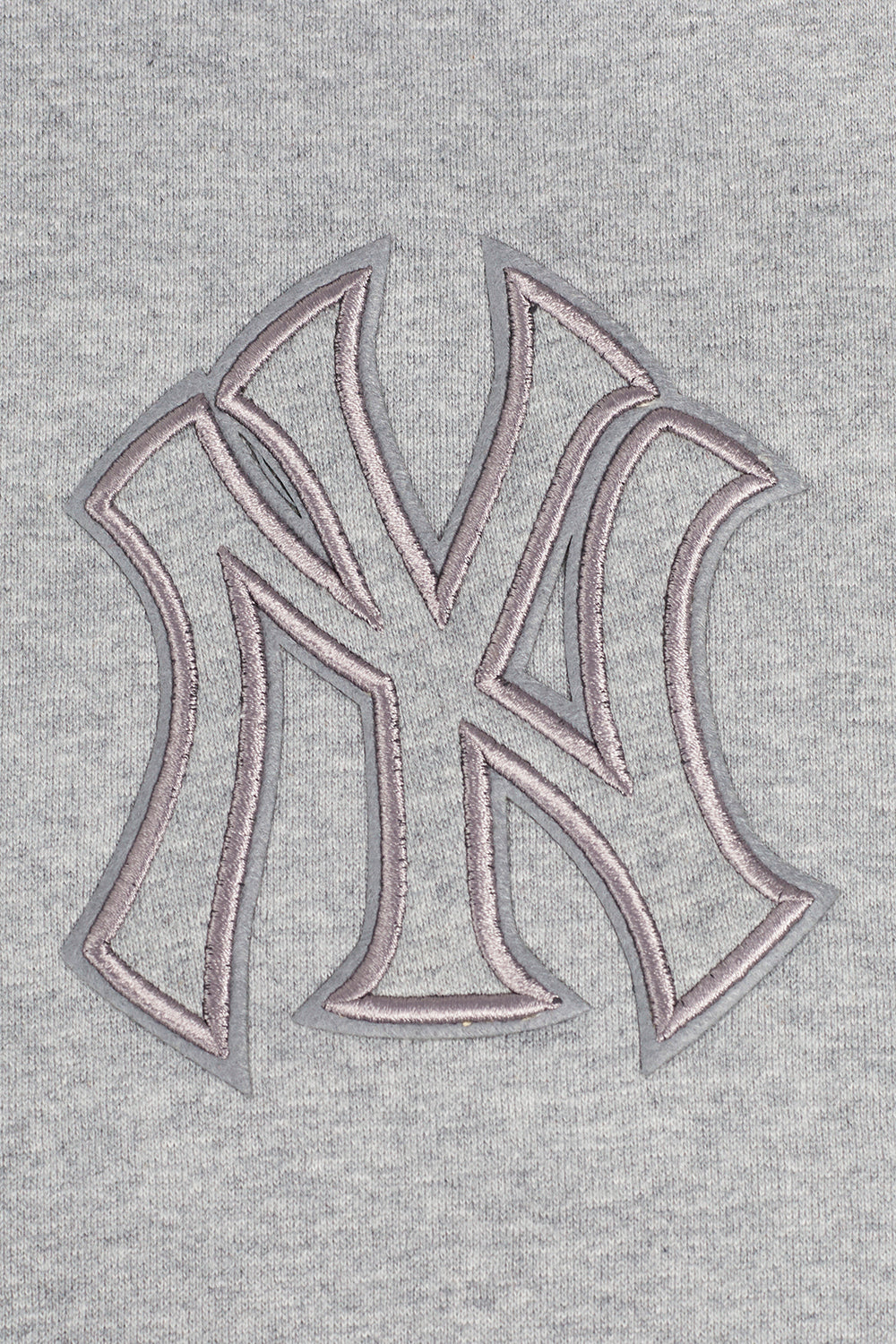 MLB NEW YORK YANKEES NEUTRAL MEN'S  DROP SHOULDER FLC PO HOODIE (DARK HEATHER GRAY)