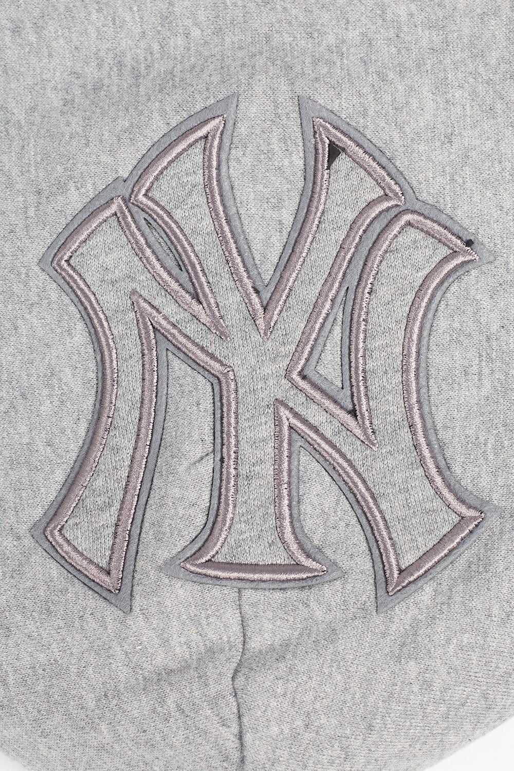 MLB NEW YORK YANKEES NEUTRAL MEN'S  DROP SHOULDER FLC PO HOODIE (DARK HEATHER GRAY)