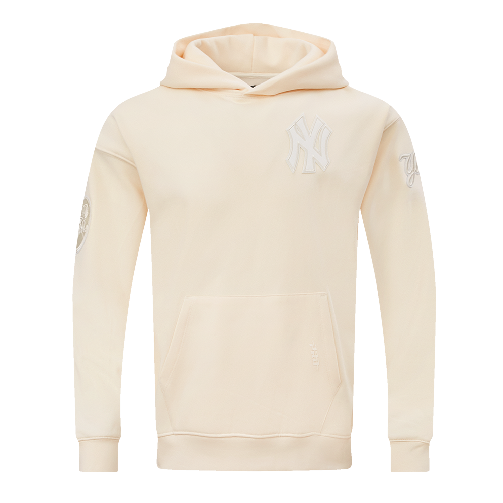 MLB NEW YORK YANKEES NEUTRAL CHANDAIL À CAPUCHON À ÉPAULES TOMBANTES POUR HOMME (COQUILLE D'ŒUF)