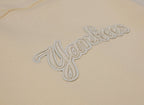 MLB NEW YORK YANKEES NEUTRAL MEN'S  DROP SHOULDER FLC CREWNECK (EGGSHELL)