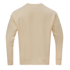 MLB NEW YORK YANKEES NEUTRAL MEN'S  DROP SHOULDER FLC CREWNECK (EGGSHELL)