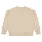 MLB NEW YORK YANKEES NEUTRAL MEN'S  DROP SHOULDER FLC CREWNECK (EGGSHELL)