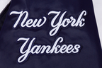 MLB NEW YORK YANKEES SUBLIMATED MEN'S SATIN JACKET-MIDNIGHT SKY (MIDNIGHT NAVY)