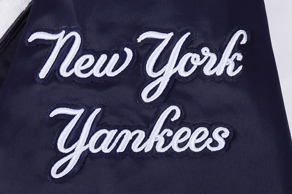 MLB NEW YORK YANKEES SUBLIMATED MEN'S SATIN JACKET-MIDNIGHT SKY (MIDNIGHT NAVY)