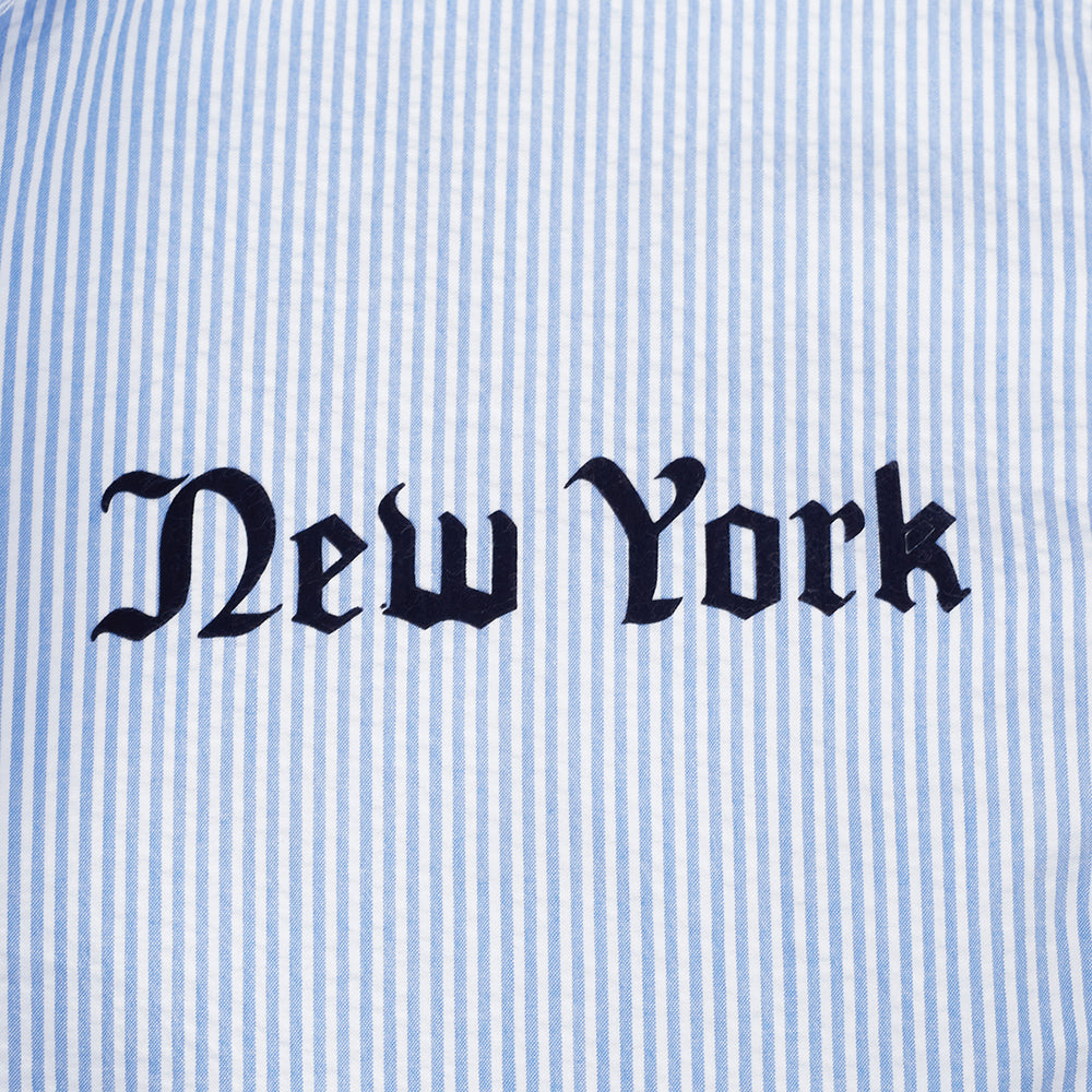 MLB NEW YORK YANKEES COUNTRY CLUB BLOUSON EN SEERSUCKER POUR HOMME (BLEU SEERSUCKER)