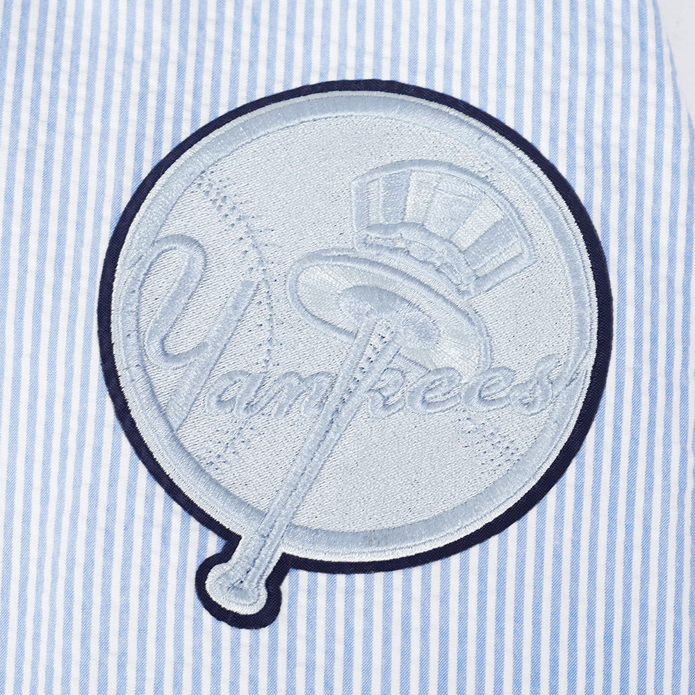 MLB NEW YORK YANKEES COUNTRY CLUB BLOUSON EN SEERSUCKER POUR HOMME (BLEU SEERSUCKER)