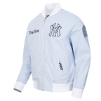 MLB NEW YORK YANKEES COUNTRY CLUB BLOUSON EN SEERSUCKER POUR HOMME (BLEU SEERSUCKER)