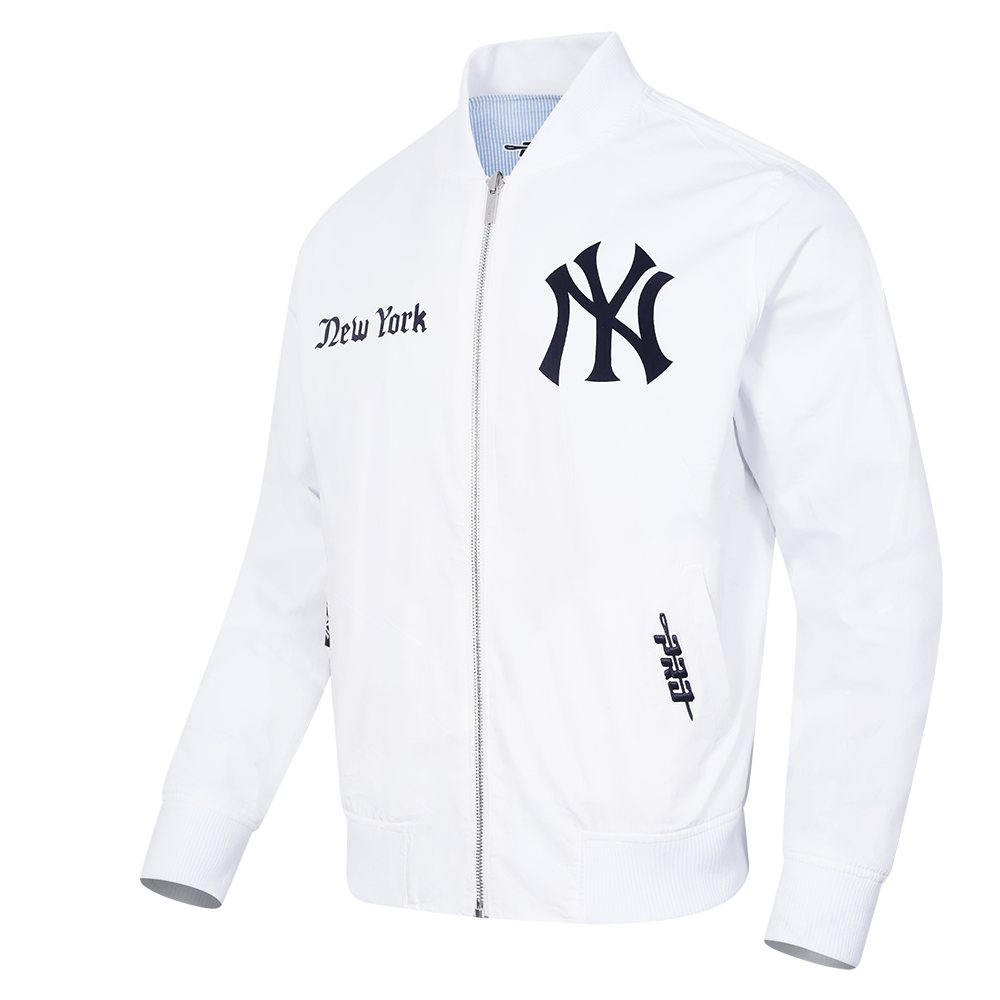MLB NEW YORK YANKEES COUNTRY CLUB BLOUSON EN SEERSUCKER POUR HOMME (BLEU SEERSUCKER)