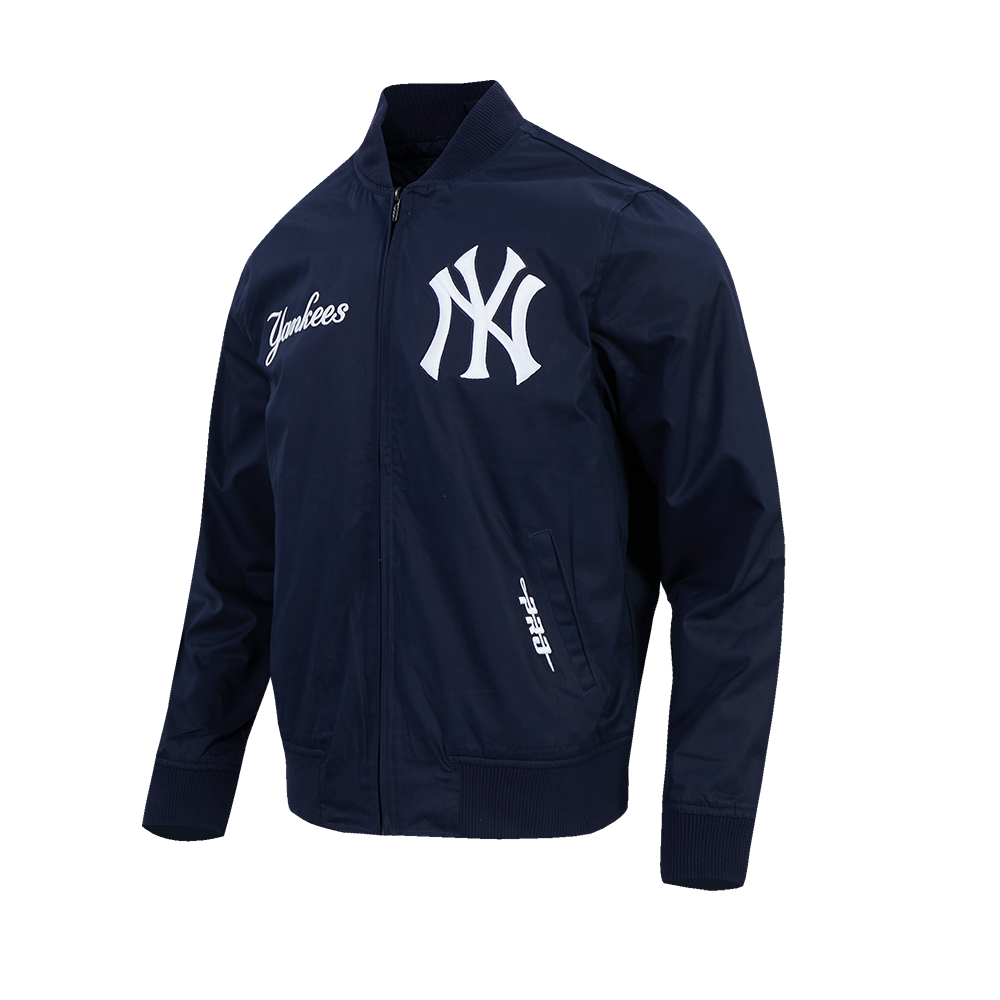 MLB NEW YORK YANKEES WINGSPAN BLOUSON EN SERGÉ V2 POUR HOMME (MARINE MINUIT)