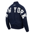 MLB NEW YORK YANKEES WINGSPAN BLOUSON EN SERGÉ V2 POUR HOMME (MARINE MINUIT)