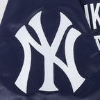 MLB NEW YORK YANKEES LETTERMAN MEN'S SATIN JACKET (MIDNIGHT NAVY)