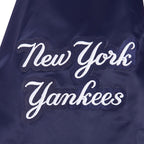 MLB NEW YORK YANKEES CITY ARCH BLOUSON EN SATIN POUR HOMME (MARINE)