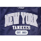 MLB NEW YORK YANKEES CITY ARCH BLOUSON EN SATIN POUR HOMME (MARINE)