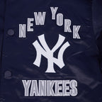 MLB NEW YORK YANKEES ON TOP MEN'S SATIN JACKET (MIDNIGHT NAVY)