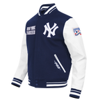 MLB NEW YORK YANKEES ON TOP MEN'S COAT (MIDNIGHT NAVY/WHITE)