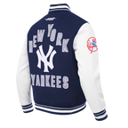 MLB NEW YORK YANKEES ON TOP MEN'S COAT (MIDNIGHT NAVY/WHITE)