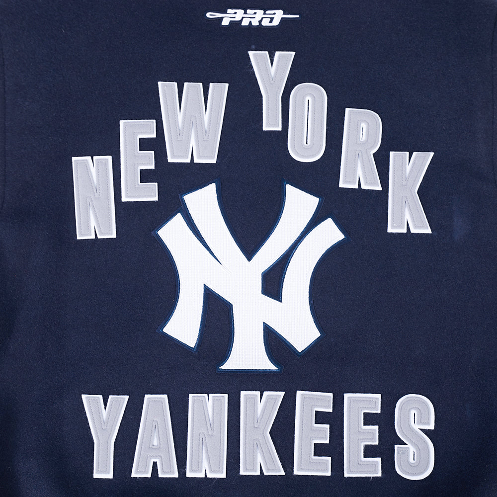 MLB NEW YORK YANKEES ON TOP MEN'S COAT (MIDNIGHT NAVY/WHITE)