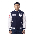 MLB NEW YORK YANKEES ON TOP MEN'S COAT (MIDNIGHT NAVY/WHITE)