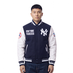MLB NEW YORK YANKEES ON TOP MEN'S COAT (MIDNIGHT NAVY/WHITE)