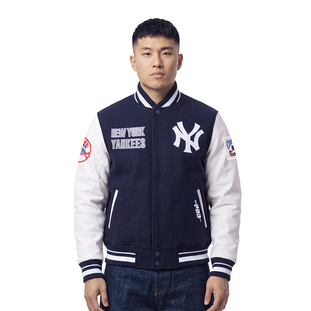 MLB NEW YORK YANKEES ON TOP MEN'S COAT (MIDNIGHT NAVY/WHITE)