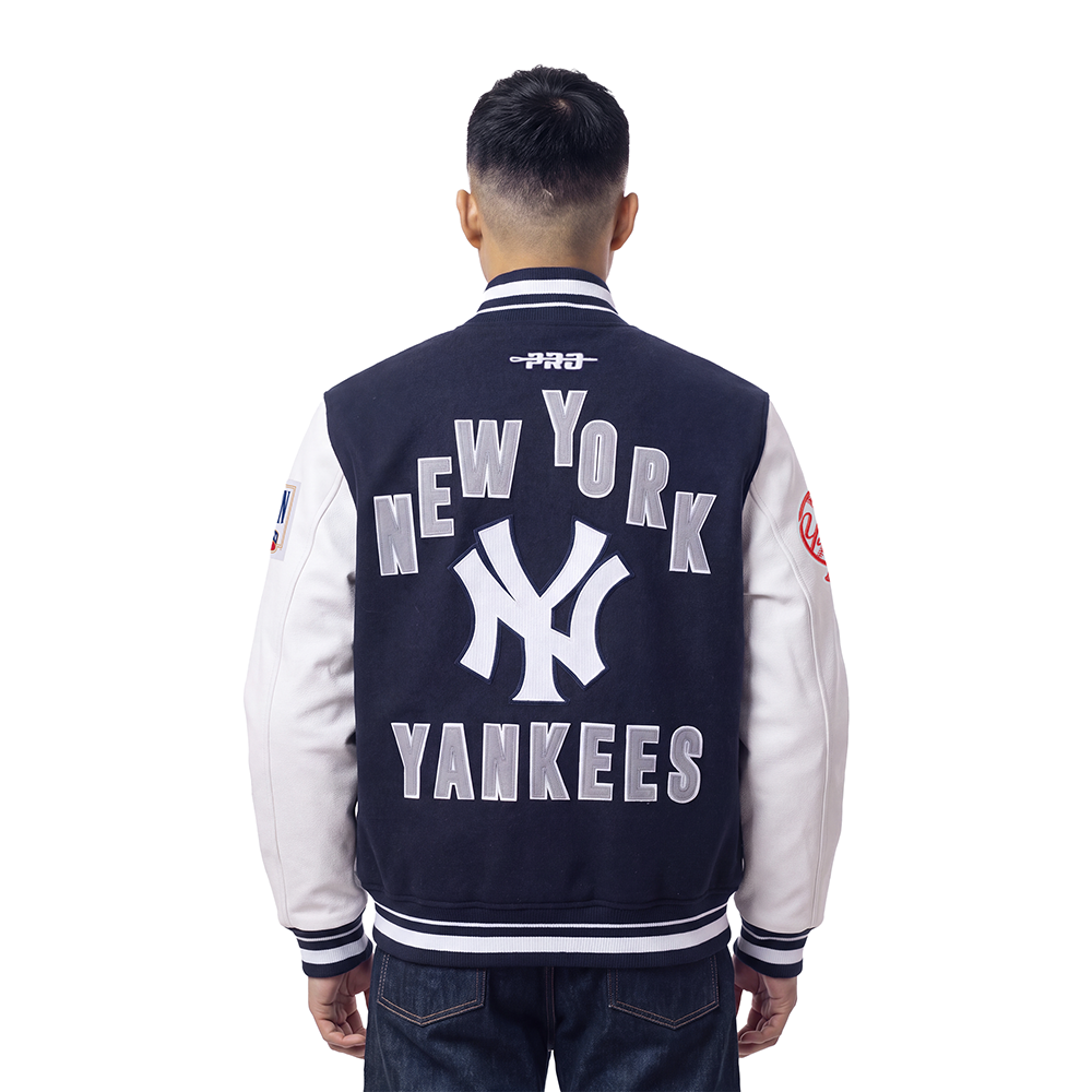 MLB NEW YORK YANKEES ON TOP MEN'S COAT (MIDNIGHT NAVY/WHITE)