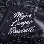 MLB NEW YORK YANKEES PRO PREMIUM MEN'S TOPSTITCH LEATHER VARSITY JACKET (BLACK)