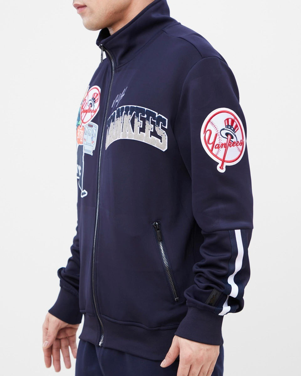 MLB NEW YORK YANKEES HOMETOWN MEN'S TRACK JACKET (MIDNIGHT NAVY)