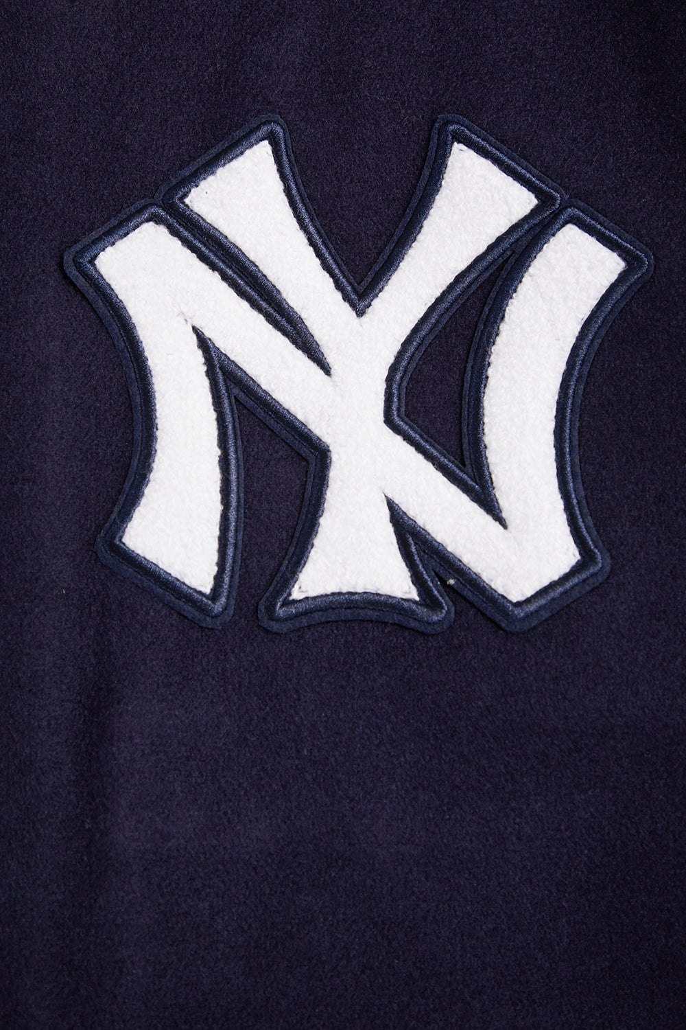 MLB NEW YORK YANKEES RETRO CLASSIC MEN'S RIB WOOL VARSITY JACKET (MIDNIGHT NAVY/WHITE)