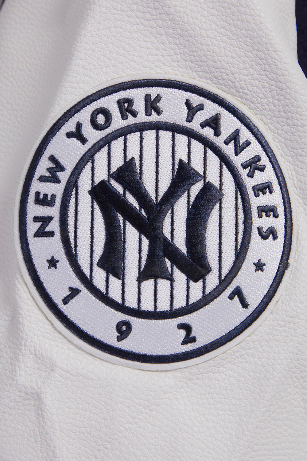 MLB NEW YORK YANKEES RETRO CLASSIC MEN'S RIB WOOL VARSITY JACKET (MIDNIGHT NAVY/WHITE)