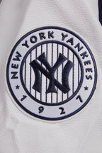 MLB NEW YORK YANKEES RETRO CLASSIC MEN'S RIB WOOL VARSITY JACKET (MIDNIGHT NAVY/WHITE)