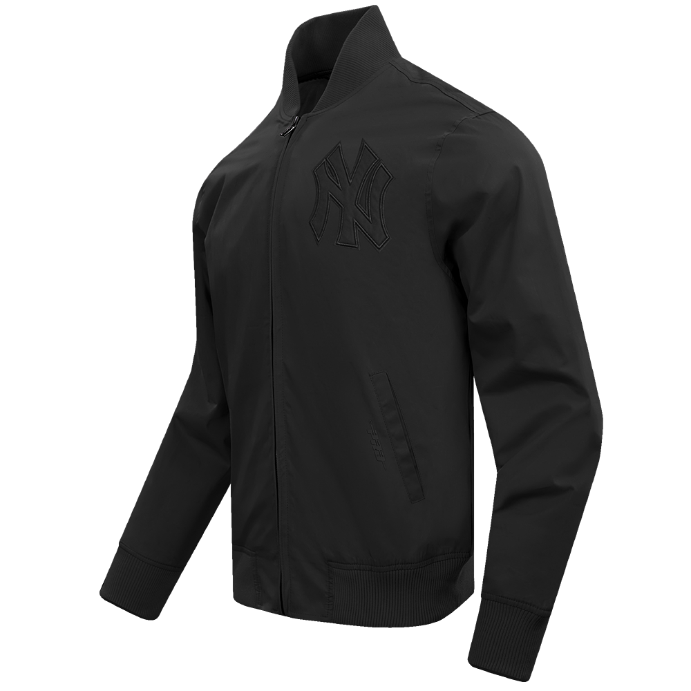 MLB NEW YORK YANKEES NEUTRAL MEN'S  TWILL JACKET (BLACK)