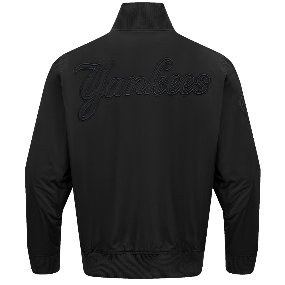 MLB NEW YORK YANKEES NEUTRAL MEN'S  TWILL JACKET (BLACK)