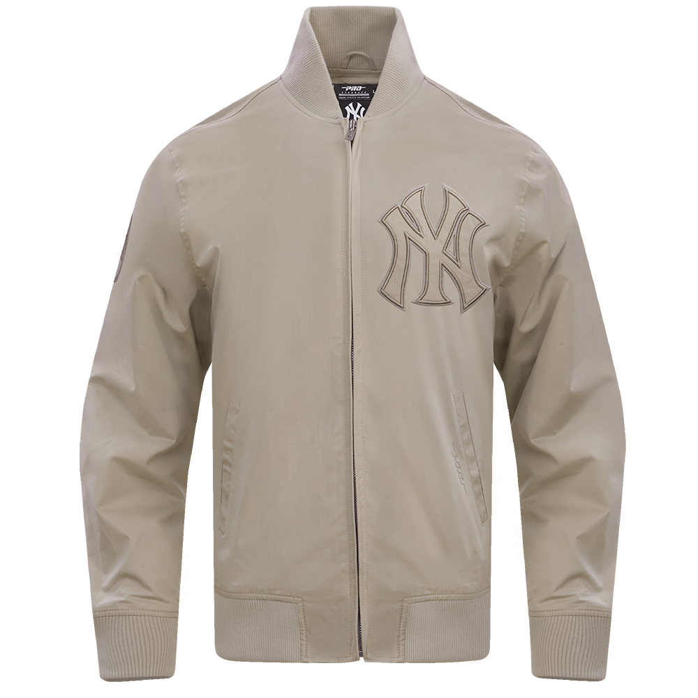 MLB NEW YORK YANKEES NEUTRAL BLOUSON EN SERGÉ POUR HOMME (TAUPE)