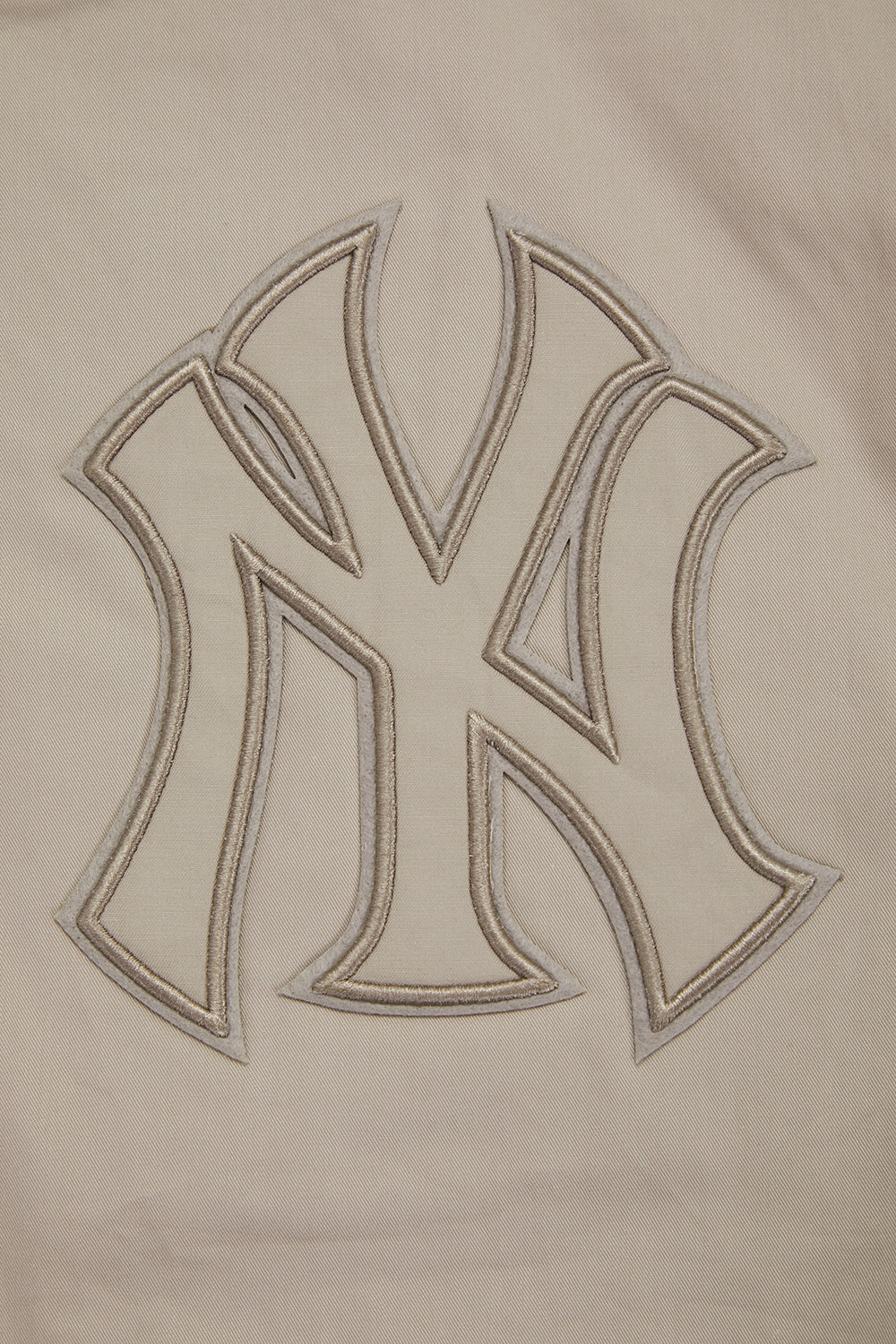 MLB NEW YORK YANKEES NEUTRAL MEN'S  TWILL JACKET (TAUPE)