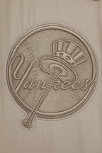 MLB NEW YORK YANKEES NEUTRAL MEN'S  TWILL JACKET (TAUPE)
