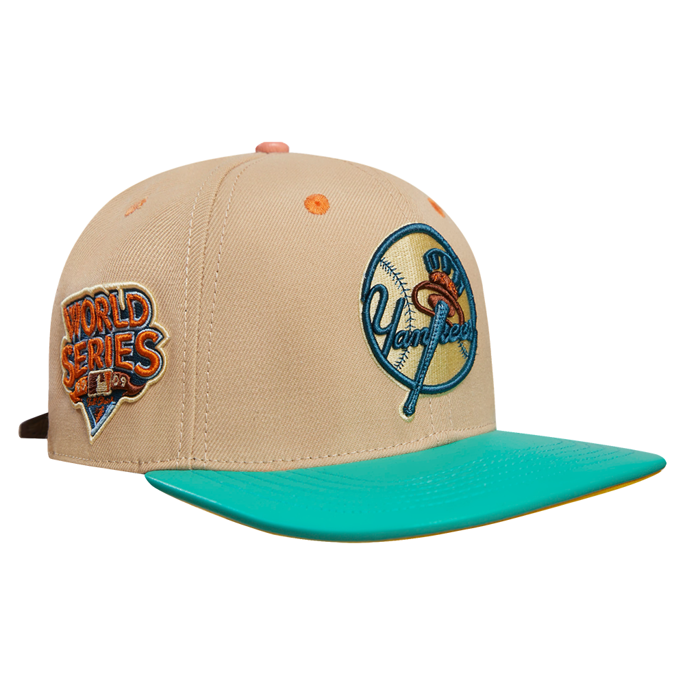 MLB NEW YORK YANKEES RETRO STRAPBACK (KHAKI/ MINT)