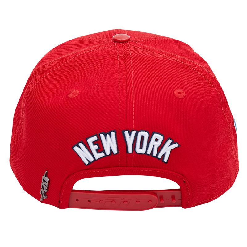MLB NEW YORK YANKEES LOGO 1996 WORLD SERIES UNISEX SNAPBACK HAT (RED)