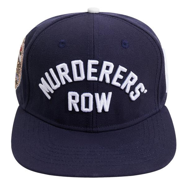 MLB NEW YORK YANKEES MURDERERS ROW UNISEX SNAPBACK HAT (MIDNIGHT NAVY)