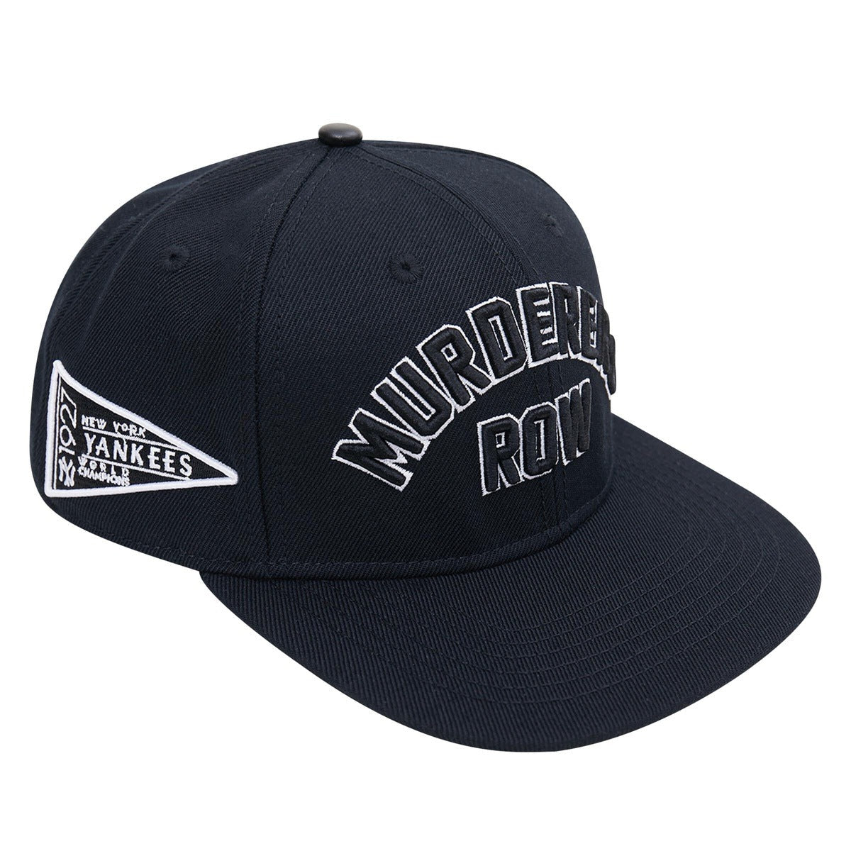 MLB NEW YORK YANKEES MURDERERS ROW UNISEX SNAPBACK HAT (BLACK)