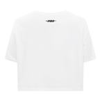 MLB NEW YORK YANKEES SKETCHBOOK WOMEN'S SINGLE JERSEY BOXY TEE (WHITE)