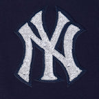 MLB NEW YORK YANKEES GAME DAY CLASSICS WOMEN'S SINGLE JERSEY BABY DOLL TOP (MIDNIGHT NAVY)